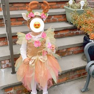 Toddler Girl Deer Fairy Halloween Costume